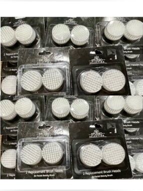 20/2pk - Studio Selection Replacement Facial Brush Heads - White